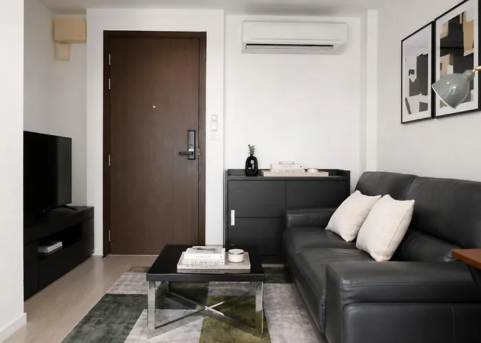 公寓 Near Bts L Prime Sathorn Cbd L Sauna 曼谷